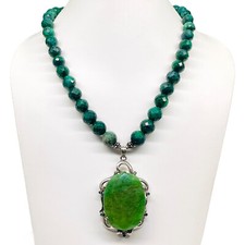 Vert Naturel Saphir Collier