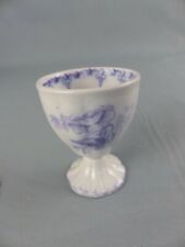 SARREGUEMINES coquetier service décor FLORE mauve violet