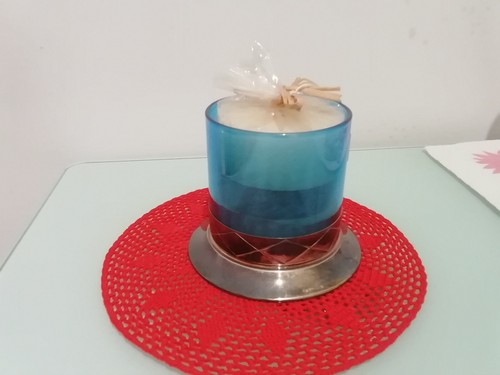 Cesa1882 silver candle holder - silver,