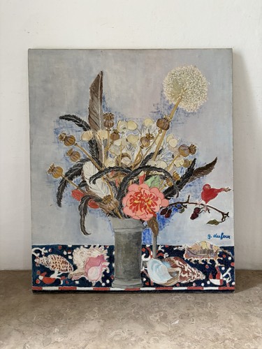 Tableau peinture bouquet - tableau,