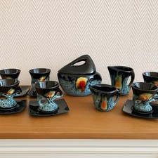 Service A Café Vintage Signé