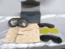 🇫🇷 PAIRE LUNETTES AVIATEUR MOTO ROD 3 VERRE RECHANGE BOITE NOTICE PILOTE AVION