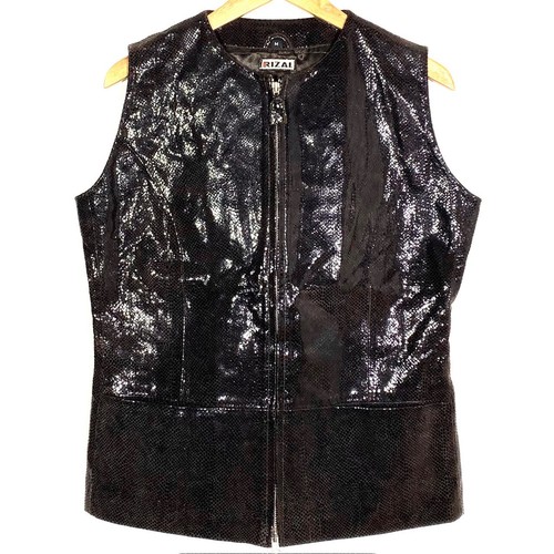 Gilet sans manches cuir - manches,