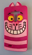 Coque de protection téléphone LG G3 silicone violet 3D chat