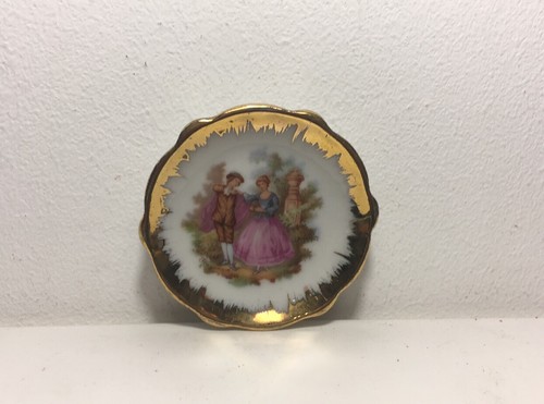 Assiette miniature porcelaine
