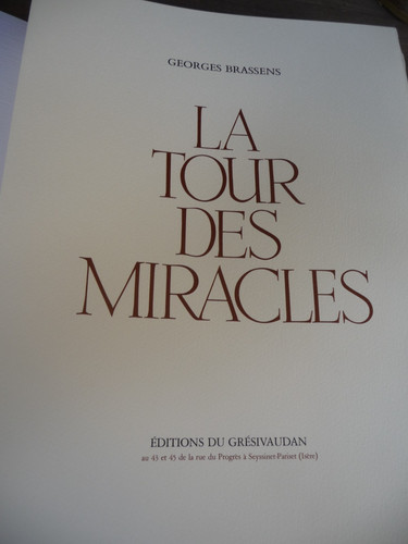 Brassens cadiou tour - tour, des