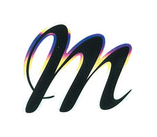 Lettre Adhésive "M"