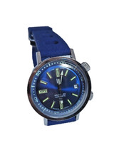 Montre Lip Nautic-Ski Diver Automatique Cadran Bleu 38 Mm Vintage Réf Z4