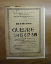 Panorama de La Guerre Mondiale 1914,15,16,18,19 Fasc. n°13 avec Illustrations