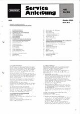 Service Manuel D'Instructions