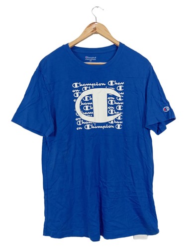 Champion shirt homme bleu - champion, t-shirt
