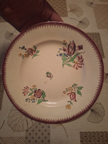 Assiette sarreguemines modèle - assiette,