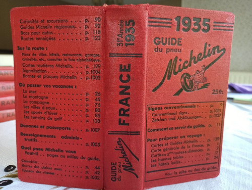 Guide michelin france 1935 - michelin, =