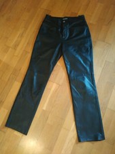 Pantalon en cuir noir Closed pedal pusher