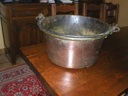 Chaudron ancien cuivre - chaudron,