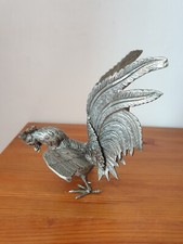 Grand coq combat métal - grand,