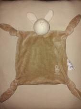 Doudou Plat Lapin Beige