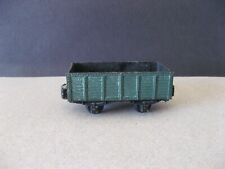 JRA  ALLARD HO WAGON TOMBEREAU ZAMAC VERT(VOIR MAISON TRAINS, AU PULLMAN,VB)(3)