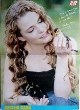 CECILIA CARA => POSTER 2 pages 2001 // FRENCH CLIPPING