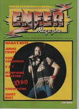 enfer magazine n°9 janvier 1984 - scorpion / juas priest /ozzy osbourne .....