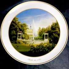 KPM BERLIN Assiette Porcelaine Carl Daniel Freydanck Palais Glienicke 1847