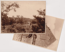 CHALOU-MOULINEUX 1937 (Essonne) - Lot de 2 photographies argentiques 18x13,5 cm