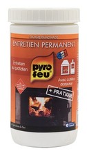 Poudre de ramonage pour chauffage poêle chaudière insert à bois charbon PYROFEU