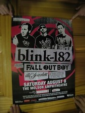 Blink-182 Affiche Blink 182 Blink182 Concert Fallout Garçon Août 8 Molson