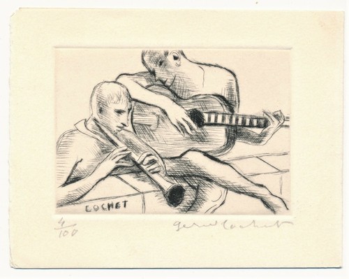 Gérard cochet eau forte - gérard,