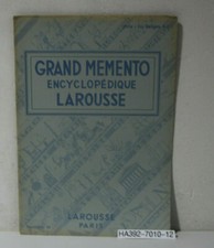 GRAND MEMENTO ENCYCLOPEDIQUE