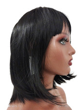 Perruque Black Lisse 12 " –