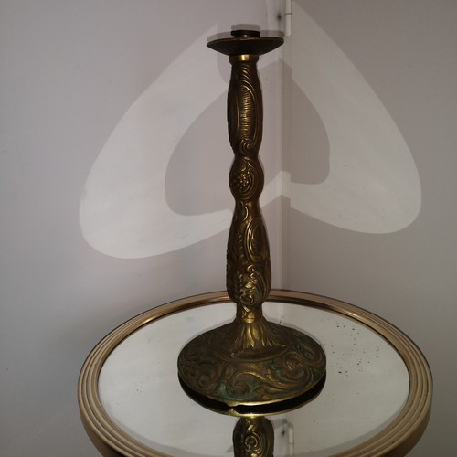 Pied lampe ancien - lampe, bronze