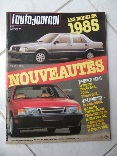Auto journal 1984 - l'auto-journal,