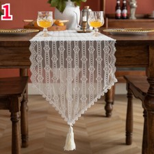 Dentelle Chemin de Table Maille Nappe Cavité Armoire Tapis Mariage Maison Décor