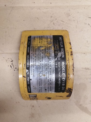 Plaque identification - plaque, d'identification
