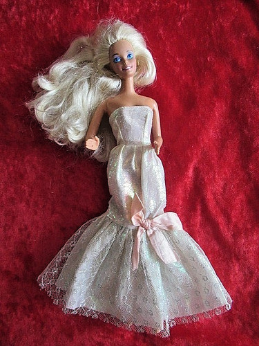 Barbie robe bustier longue - robe,