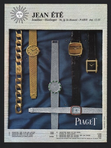 Publicité 1970 montre - ,