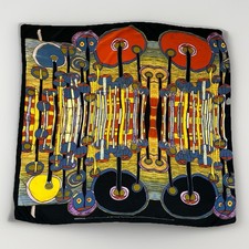 Écharpe en soie HUNDERTWASSER