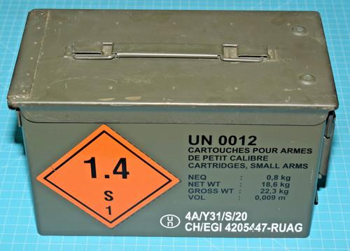 Caisse munitions militaire - caisse,