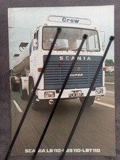TRES Rare brochure catalogue dépliant camion  SCANIA   LB 110 - LBS 110  LBT 110