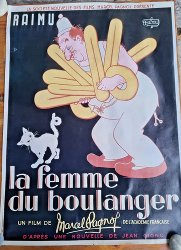 Affiche femme boulanger - femme, du
