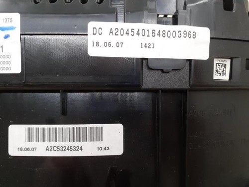 Compteur mercedes classe 204 - c,