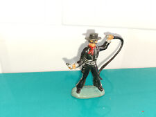Figurine soldat plastique 6cm ancien zorro avec fouet NO starlux jim cofalu etc