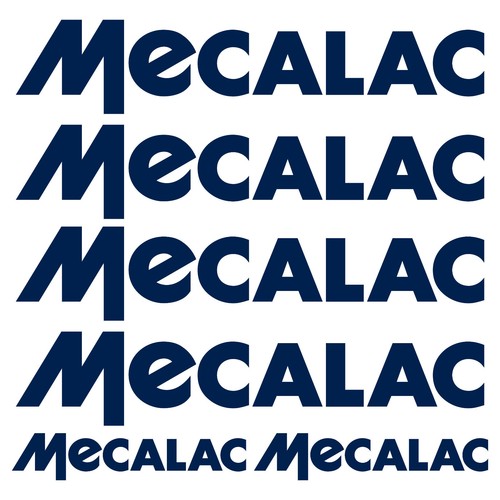 Mecalac autocollant sticker - autocollant,