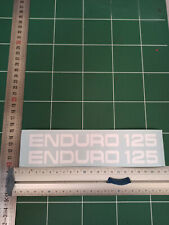 Yamaha dtmx stickers autocollants "blanc" vintage Enduro 125 (La paire)