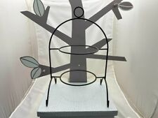 Maison du monde support assiettes métal noir  50 x 29 cm env intérieur 19cm