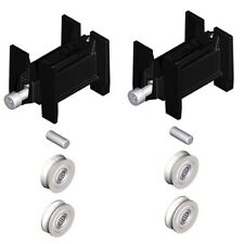 Lot de 2 chariots simples pour coulissant aluminium - charge 110 kg LA CROISÉE