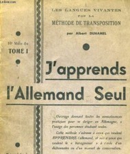 J'apprends l'allemand seul