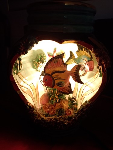 Vase lampe signee - vase,