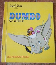 Dumbo au cirque Cartonné –1970 de WALT DISNEY